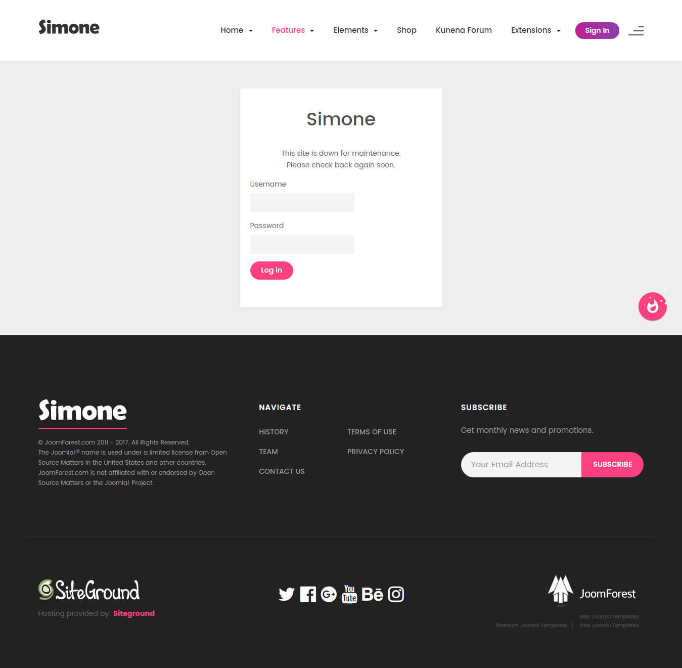 Simone - Offline Mode